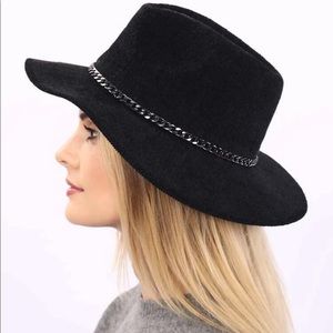 ❤️Chain Decor Fedora Hat